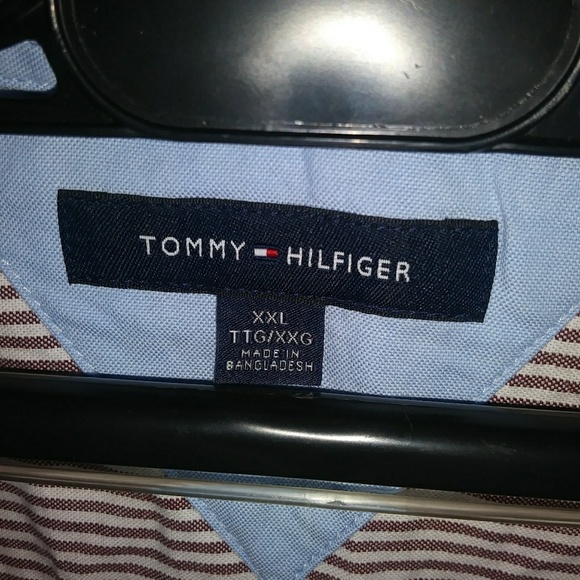 (TOMMY HILFIGER) Men's Button Down Shirt Size XXL - Picture 4 of 6